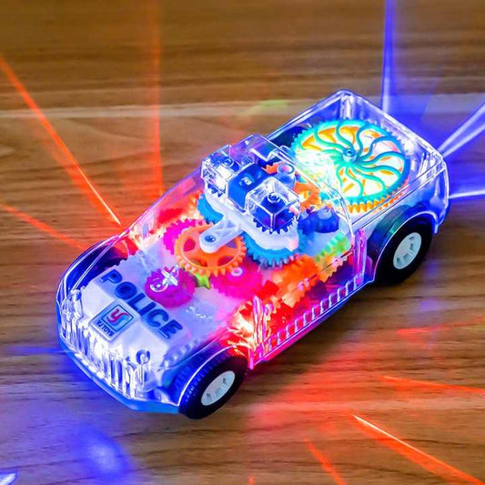 China Police Car with Transparent Design