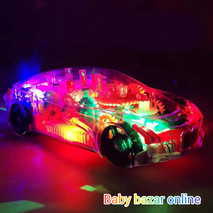 Concept Racing Car With Transparent Design