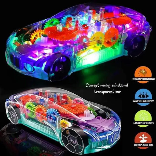 Concept Racing Car With Transparent Design